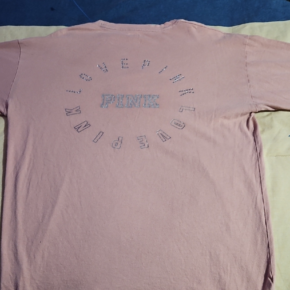 PINK Victoria's Secret Woman's Tee in Soft Pink